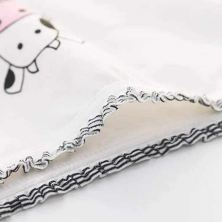 Трусики для девочек размера плюс милые трусики с рисунком коровы из молока