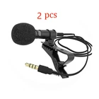 Портативный микрофон-петличка, 1,5 м, конденсаторный микрофон, проводной микрофон для телефона, ноутбука, ПК, YouTube