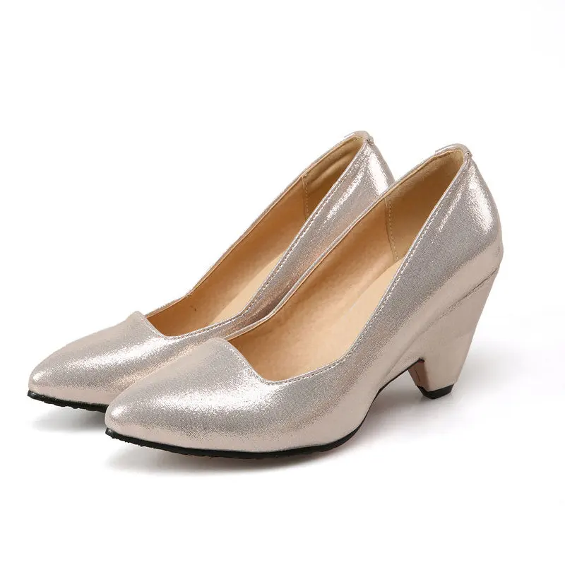 

Plus Size Pointed suede shoes ladies high heels women shoes woman pumps
