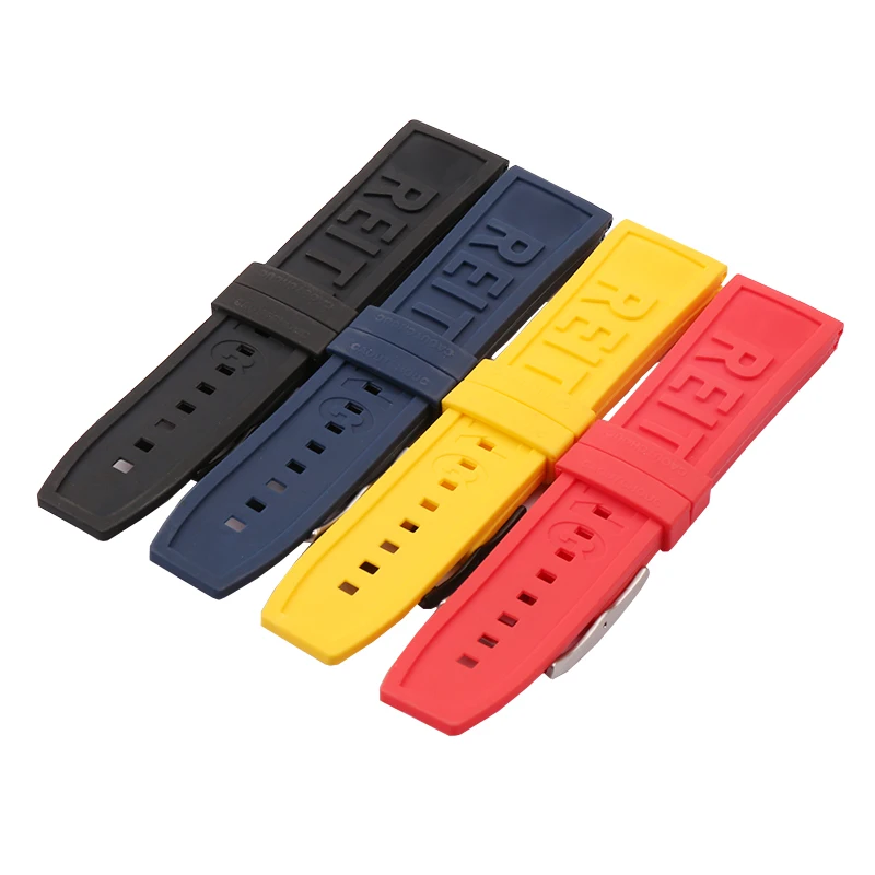 Watch accessories suitable for Breitling series 22 24mm pin buckle men's and women's watch straps