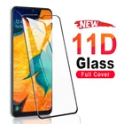 Защитное стекло 11D для Samsung Galaxy A01, A11, A21, A31, A41, A51, A71, M11, M21, M31, M51, A30, A50, закаленное