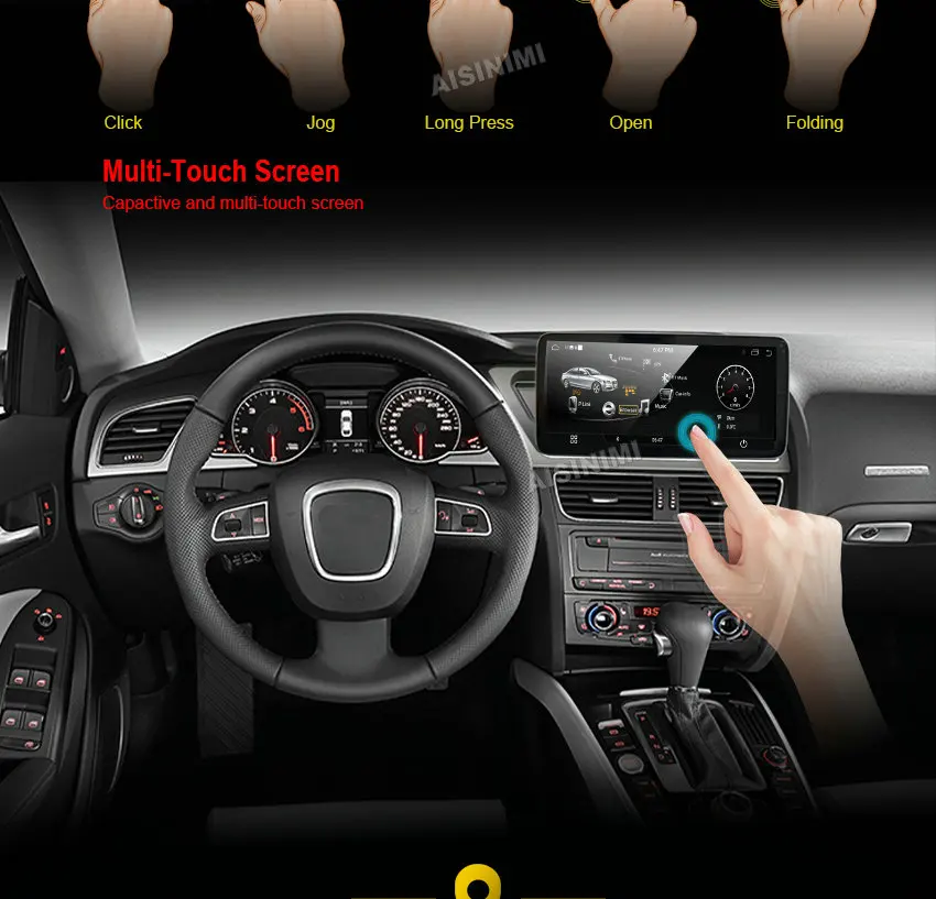 AISINIMI Android 9,0 автомобильный DVD навигатор плеер для Audi Q3 2013- автомобильный монитор аудио gps стерео Авто экран все в одном
