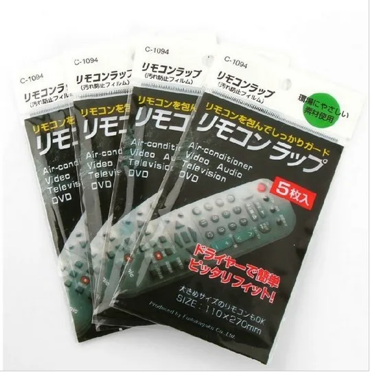 

Special Protective Film for Remote Control Remote Control Protective Cover Heat Shrinkable Remote Control Film 20 Pcs