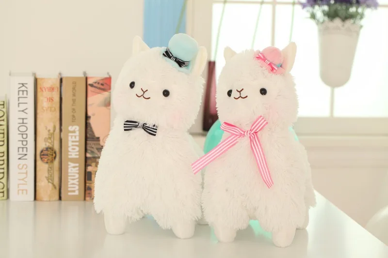 Горячая распродажа 35-45СМ Милые игрушки мягкие плюшевые куклы Альпакассо Седловая альпака Детские подарки на День рождения.