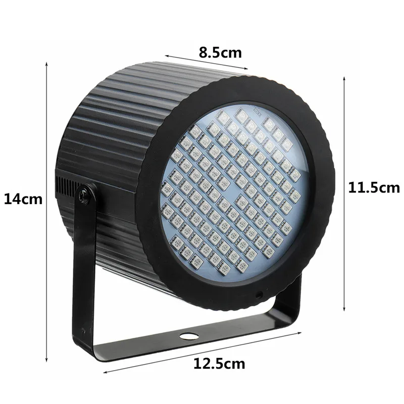

LED Stage Light Laser Projector Lamp Mini Stage Lighting Effect 20W 88 LED RGB Sound Control Dimmable for DJ Disco Bar AC85-265V