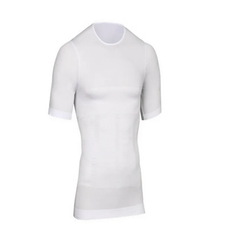 Мужская футболка для похудения в тренажерном зале сжигание мышц короткий рукав