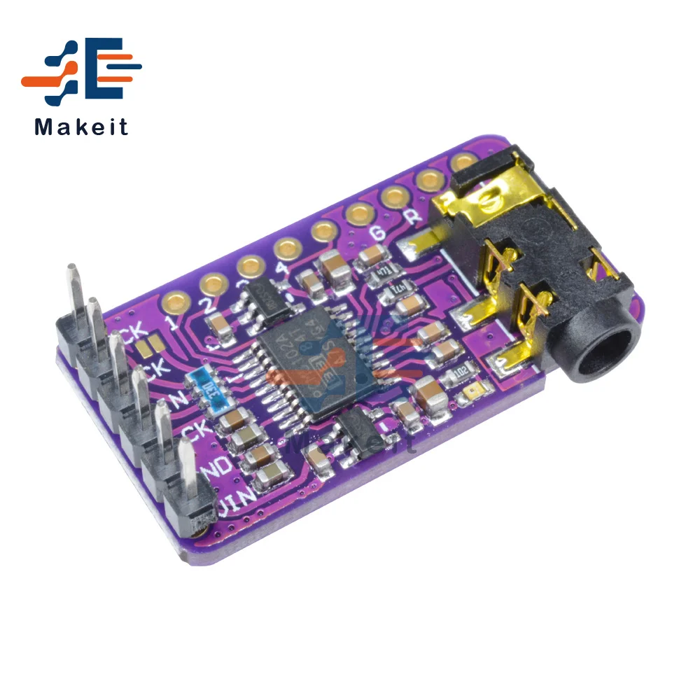 Модуль декодера ЦАП PCM5102 цифровой аудиоплеер с интерфейсом I2S для форматов Raspberry Pi