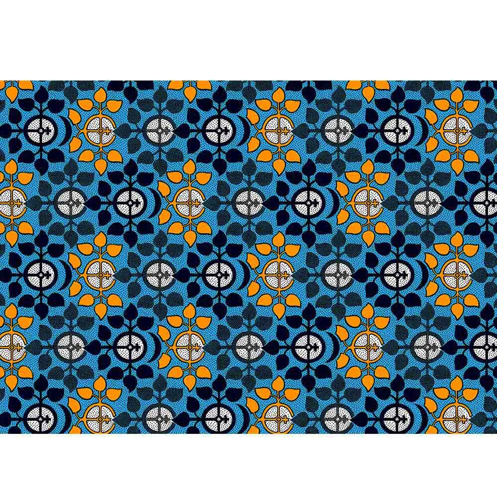 Весенне-летняя Классическая абстрактная восковая печать Батик Хлопчатобумажная