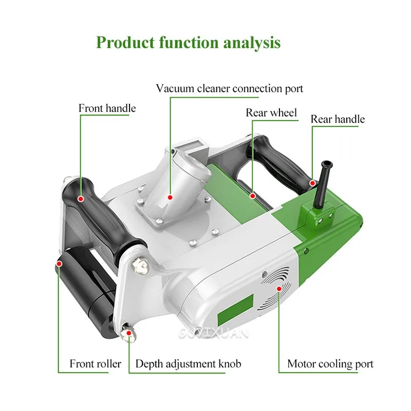 

Light brick slotting machine/disposable molding/slotting for water and electricity installation/dust-free foam wall slotting