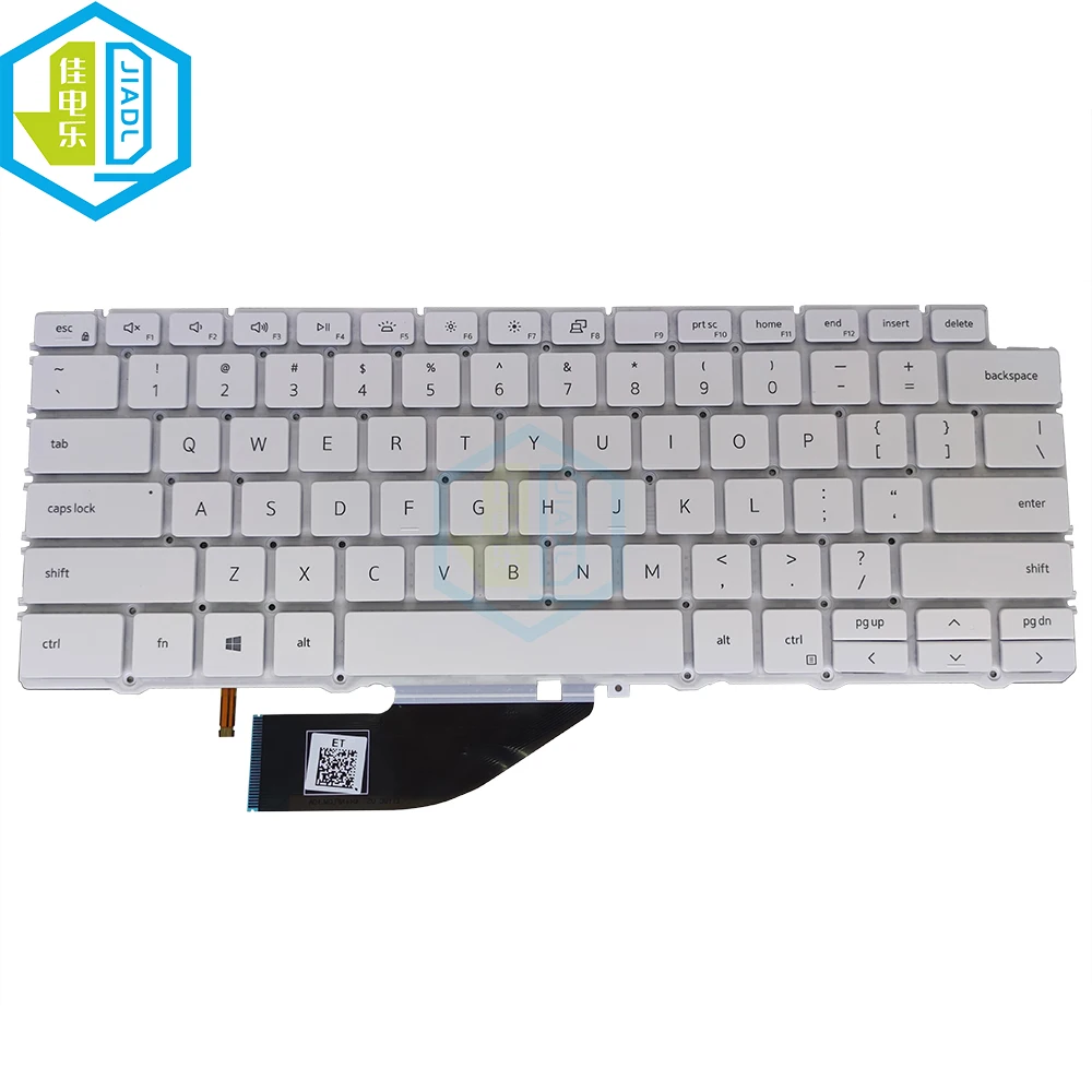 Английская клавиатура с подсветкой для ноутбука Dell XPS 13 7390 2 в 1 0XD3H3 XD3H3 запасные