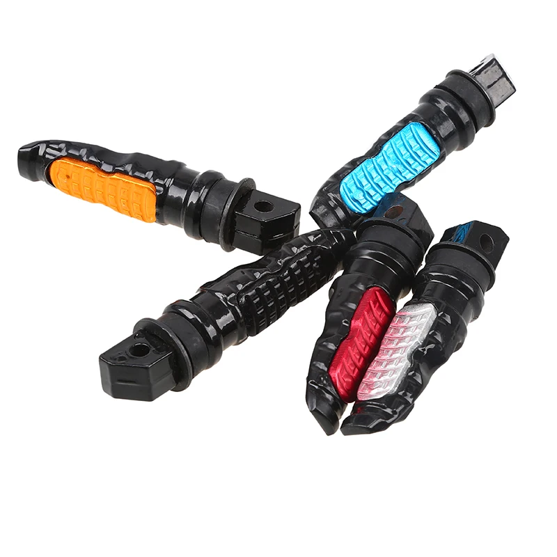 8 мм отверстие алюминиевые универсальные подножки для мотоцикла легковых задних