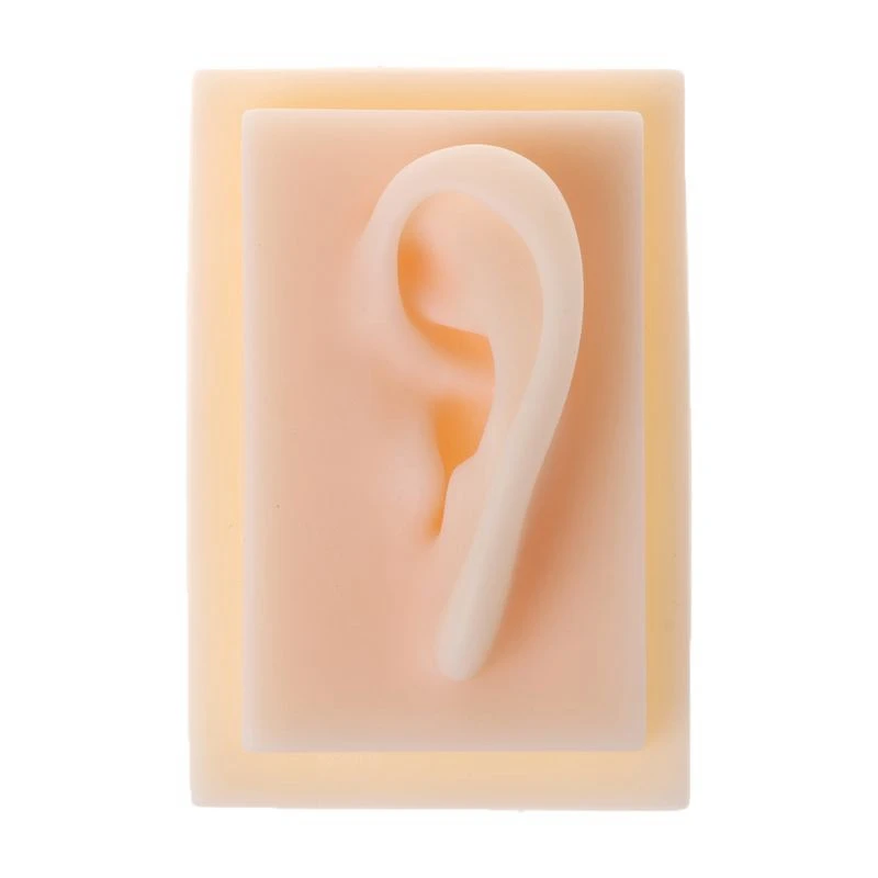 

For 1:1 Human Soft Silicone Left Ear Model Life Size Acupuncture Study Practice Tool Teaching Resources Left Ear