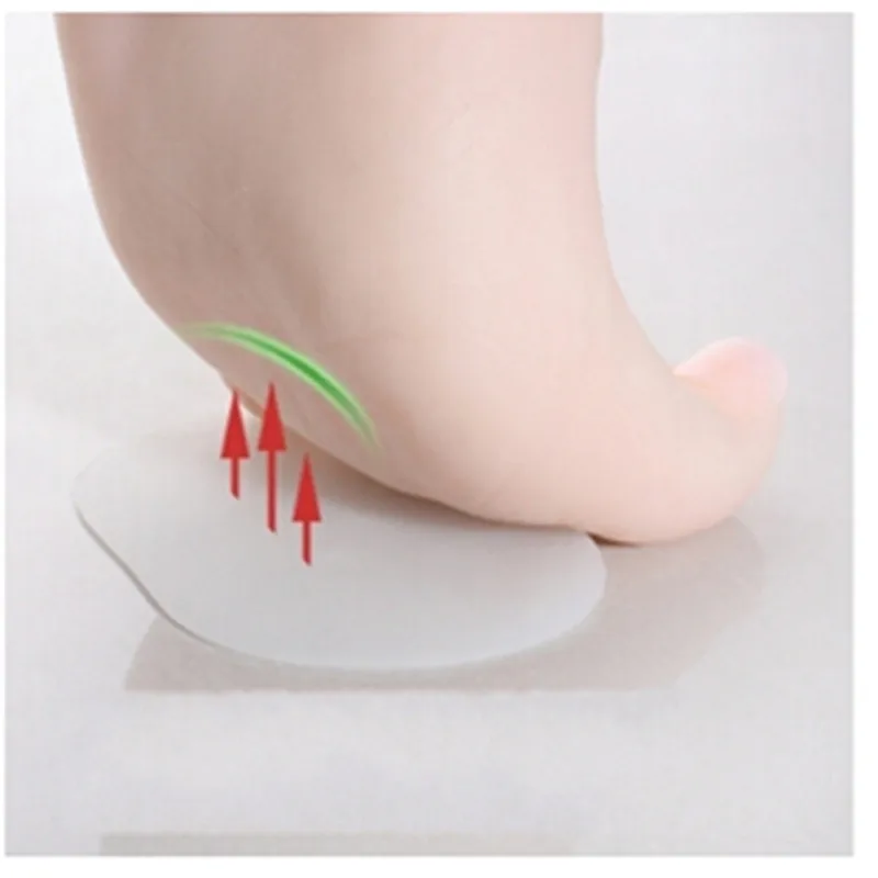 2 шт. толстые Медицинские силиконовые подушечки для пальцев ног с гелевая
