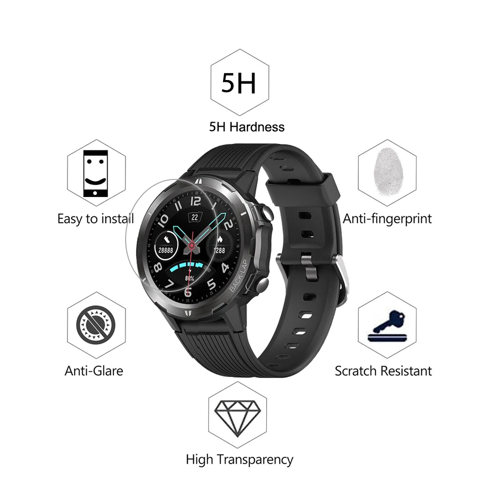 3 шт. для смарт-часов UMIDIGI Uwatch GT нано Взрывозащищенная полноэкранная защитная