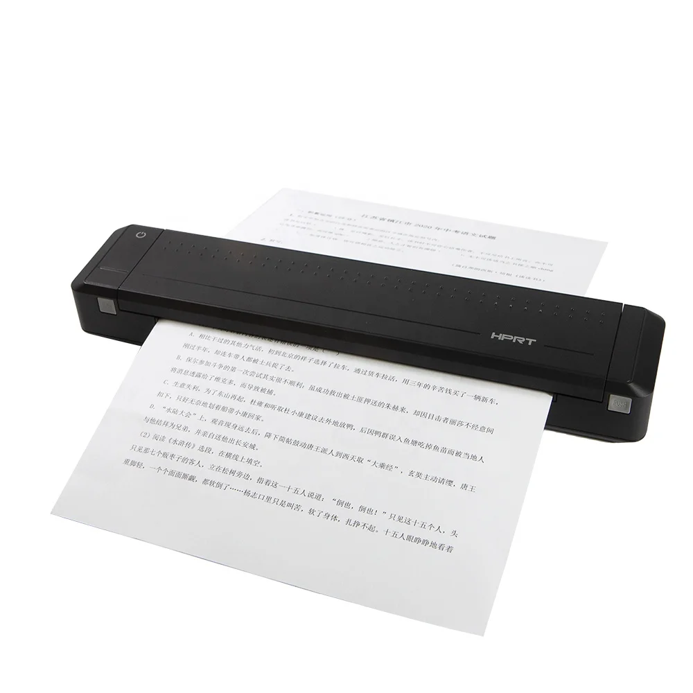 

A4 handheld black and white MT800 a4 thermal printer portable connectivity with low price