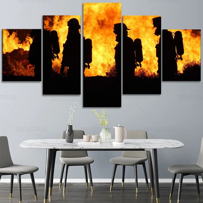 Настенный плакат для пожарных художественные принты на холсте домашний декор