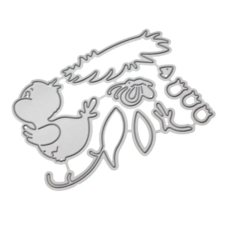 2020 новые милые утки для резки металла Трафарет DIY Скрапбукинг альбом печать