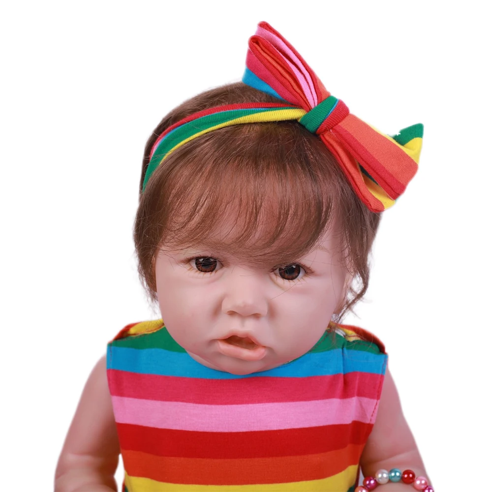 20 &quot50 см Bebe Reborn игрушки для детей куклы малышей мягкие виниловые девочек