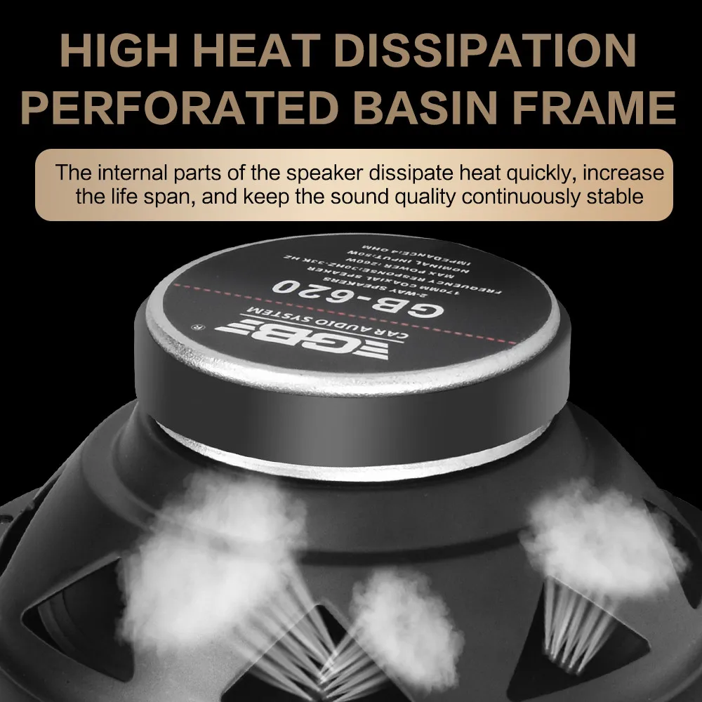 Автомобильный портовый аудио модификация коаксиальный сабвуфер 6 5 дюймов