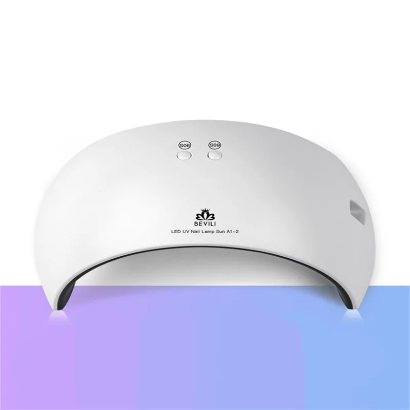27W-White-NO LCD 27 Вт Светодиодная УФ-лампа для ногтей маникюрного геля для ногтей сушильная лампа для полировки ногтей с таймером автоматический Сенсор искусства инструменты для маникюра - Цвет: 27W-White-NO LCD