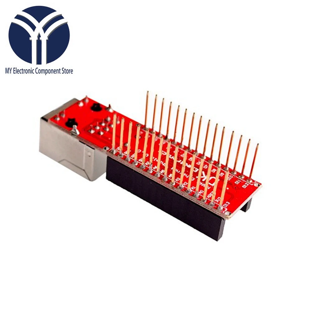 Сетевой мини-модуль ENC28J60 Ethernet-экран для интерфейса Nano SPI локальная сеть модуль