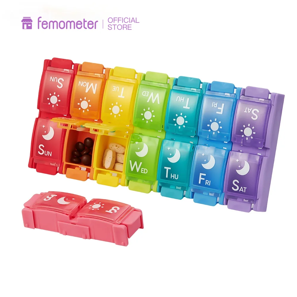 Съемный контейнер для таблеток на 7 дней и неделю портативный диспенсер