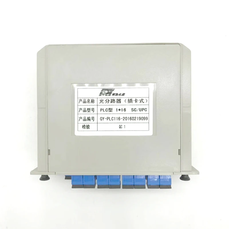 Оптоволоконный разветвитель 1*16 SC/UPC разделитель 1X16 FTTH вставной лист PLC | Мобильные