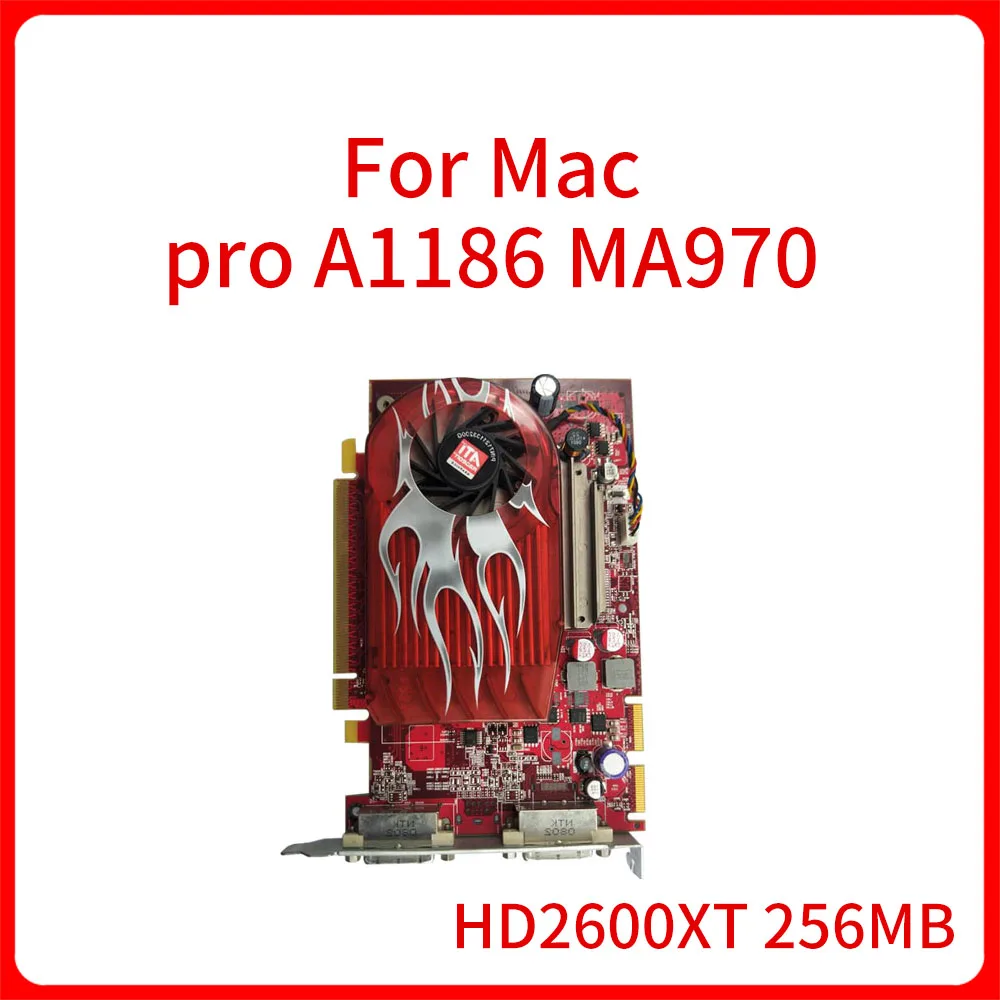 Оригинальная видеокарта MacPro HD2600XT 265M ATI HD 2600 256MB Core RV630 для Mac pro A1186 MA970 карта дисплея
