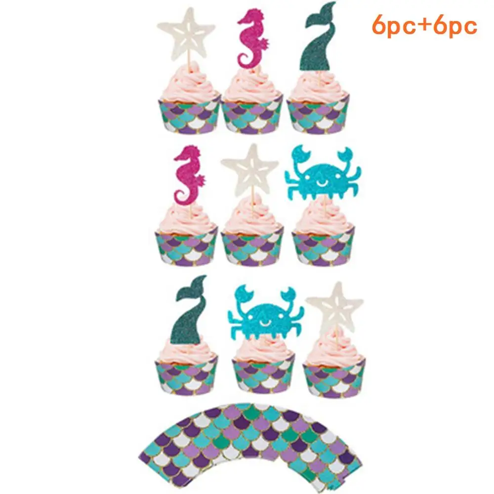 

Little Mermaid Topper Mermaid Cake Topper Mermaid Birthday Party Supplies Mermaid Birthday Cake Decor 1st Girl Birthday Party