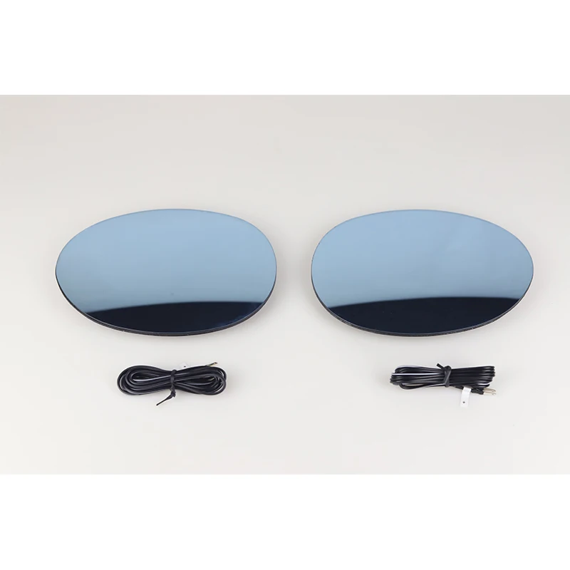 Новый светодиодный Поворотный Светильник из стекла синего цвета боковое зеркало