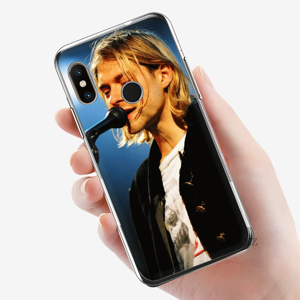 2 Чехол для мобильного телефона из ТПУ для Xiaomi Redmi Note 7 8 Pro 4 Note 4X5 5A 6 Cover Nirvana Kurt Cobain Shell - Цвет: 2