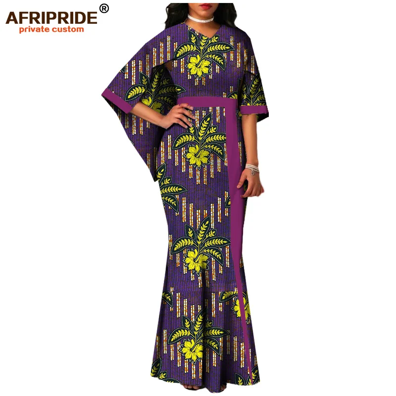 Африканские платья с принтом Анкары для женщин AFRIPRIDE индивидуальное