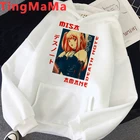 Японское аниме тетрадь смерти, Misa Amane, толстовки, мужские, кавайные, стиль Харадзюку, искусственные топы, унисекс, свитшоты, мужские