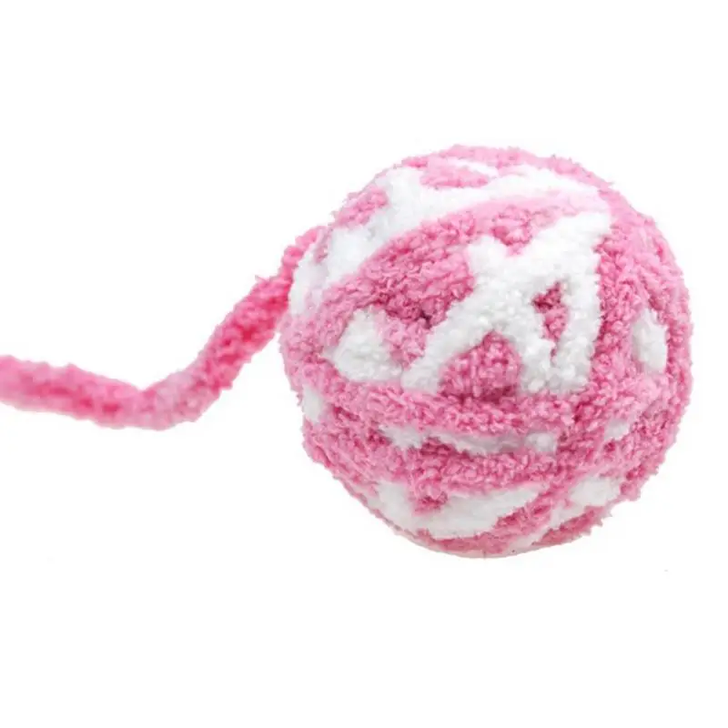 

Dorakitten 1pc Mix Colors Cat Toy Ball Plush Interactive Bite Resistant Pet Playing Ball Cat Bite Toy Pet Supplies Cat Favors