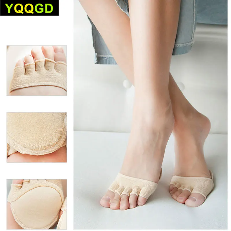 1 пара носки хлопчатобумажные Нескользящие Для женщин Носок гетры носок отделяя