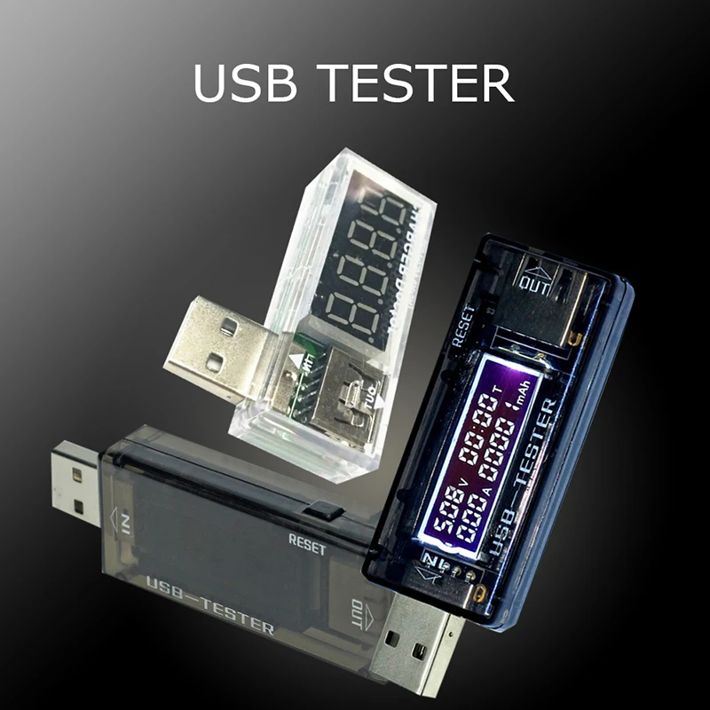 USB ток Напряжение Ёмкость Тесты er вольт тока обнаружения Зарядное устройство