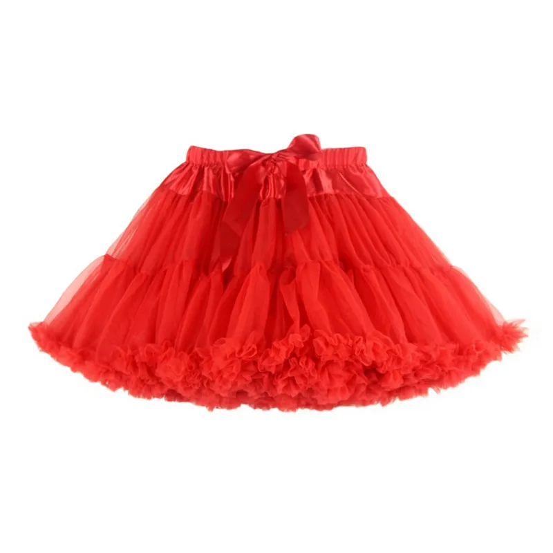 Женские однотонные фатиновые юбки Пышные пачки для больших девочек Праздничная
