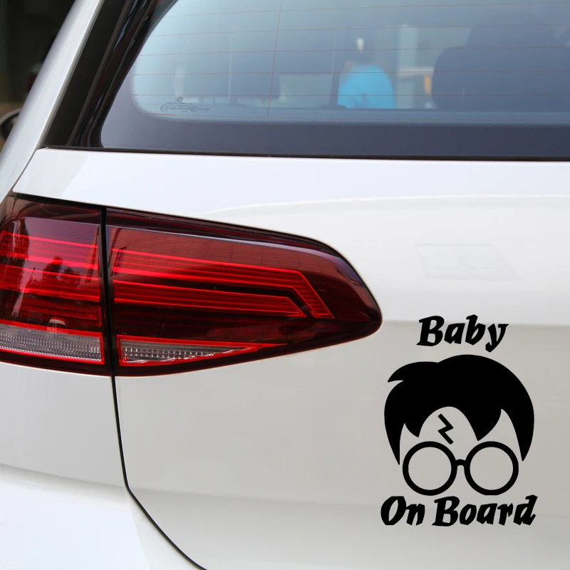 

Car Sticker Cartoon Whole Body Decoration Funny BABY ON BOARD Waterproof Warning Decals PVC,13cm*18cm