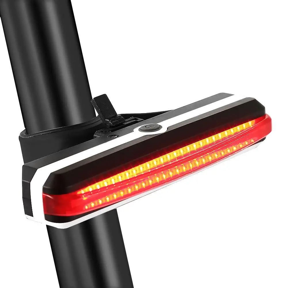 USB Rechargeable Bike Tail Light Powerful 5 Modes LED Flashing Safety Rear Bicycle MTB Taillight Seatpost Warning | Спорт и