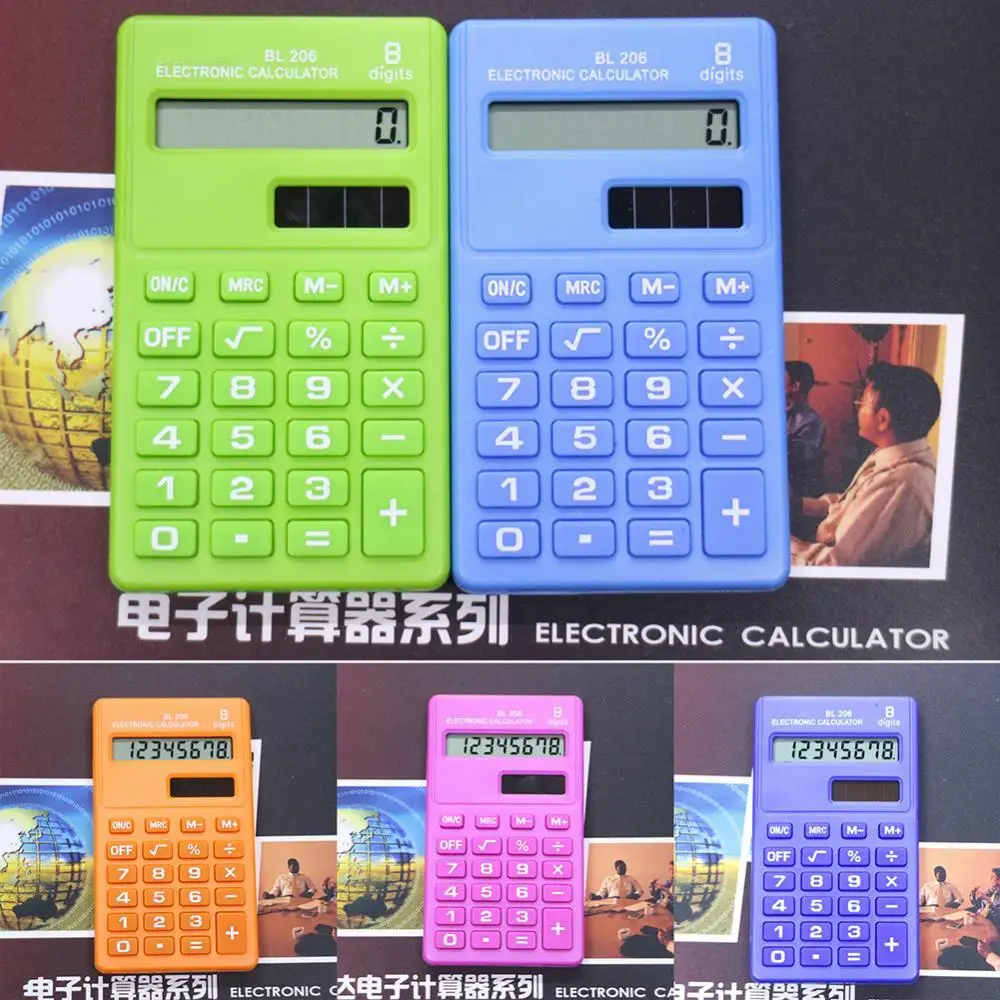 

Удобный многофункциональный карманный электронный мини-калькулятор карамельного цвета с 8 цифрами, товары для студентов и офиса, лучший по...