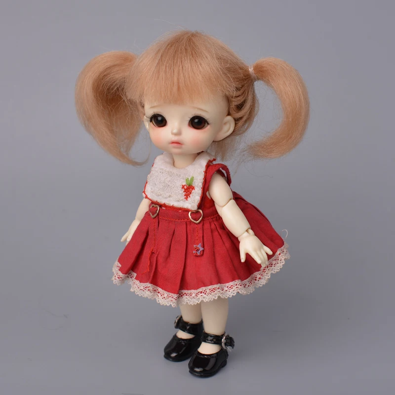 Новое поступление 1 шт. милые волосы для шарнирных кукол парики из 1/8 мохера с 2