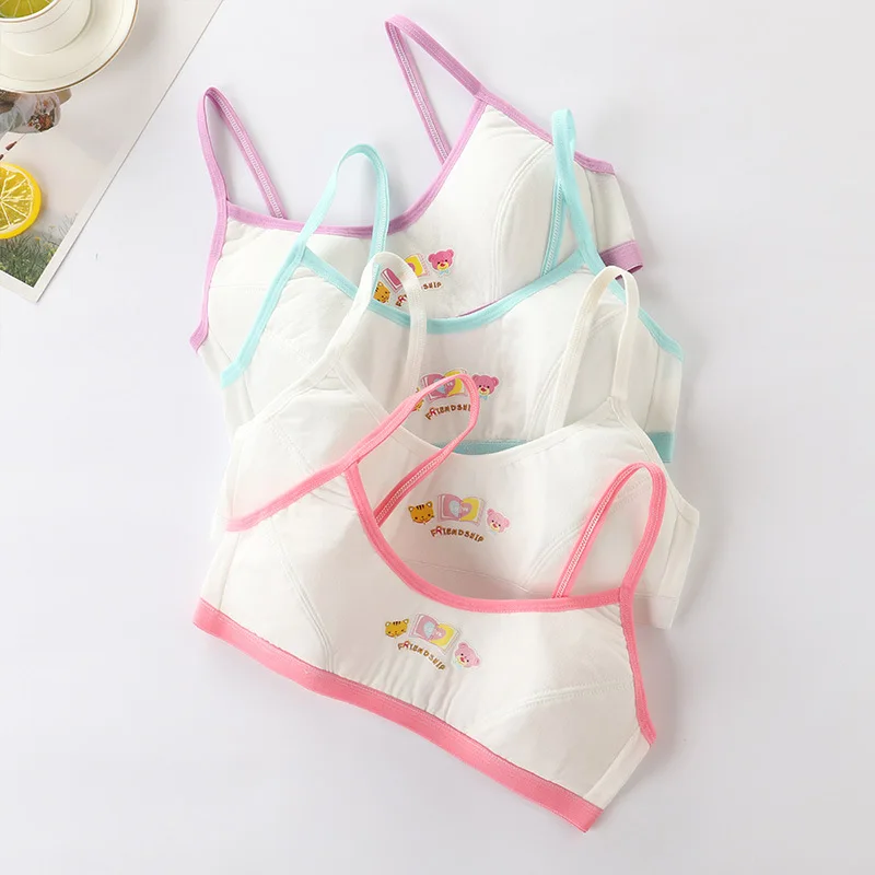 

3 шт., спортивные бюстгальтеры для девочек-подростков