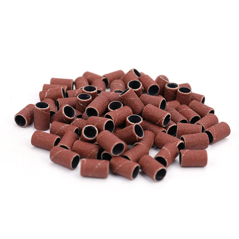 

100Pcs/Set Sanding Bands Cutters For Milling Machine Manicure Nail Drill Bits