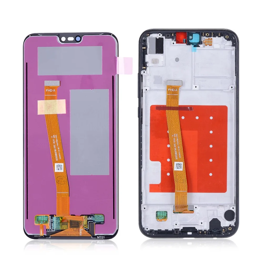 Дисплей для HUAWEI P20 Lite lx1 lx1 Nova 3e LCD в сборе с тачскрином на рамке 5.84'' черный порошок синий золото