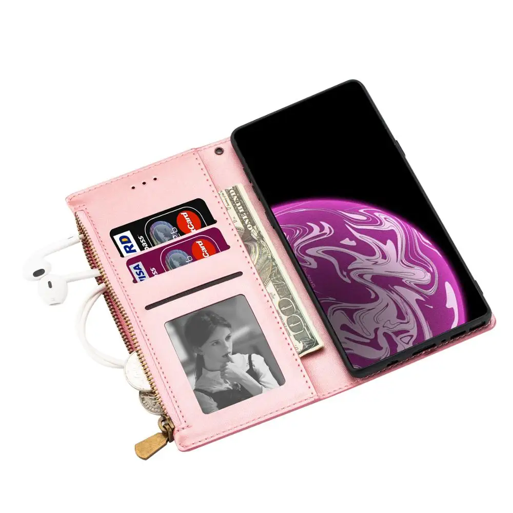 

New Business Flip Case Samsung A10S A10e A41 A21 A91 A81 A71 men's wallet case Note20 A515g