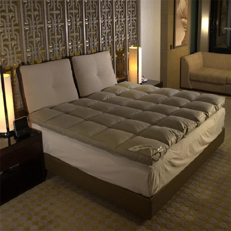 Роскошный матрас с гусиным пухом супермягкий для пятизвездочных отелей зимняя