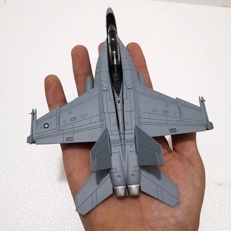 19 см 1/100 масштаб F18 F-18 F/A-18 Boeing Hornet многоцелевой истребитель ВВС США литой Самолет Модель Коллекция подарок