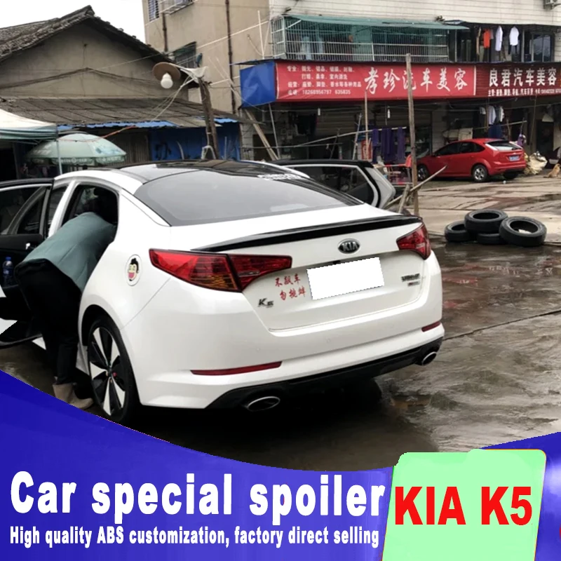 2011 2012 2013 K5 спойлер задний багажник крыша для KIA Optima ABS высококачественный праймер