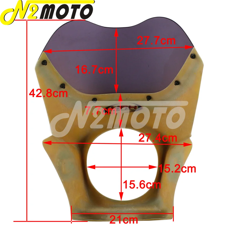 Обтекатель для передней фары Yamaha YBR125 Suzuki EN125 GSX125 Honda|headlight fairing|front fairingfork mounted headlight |