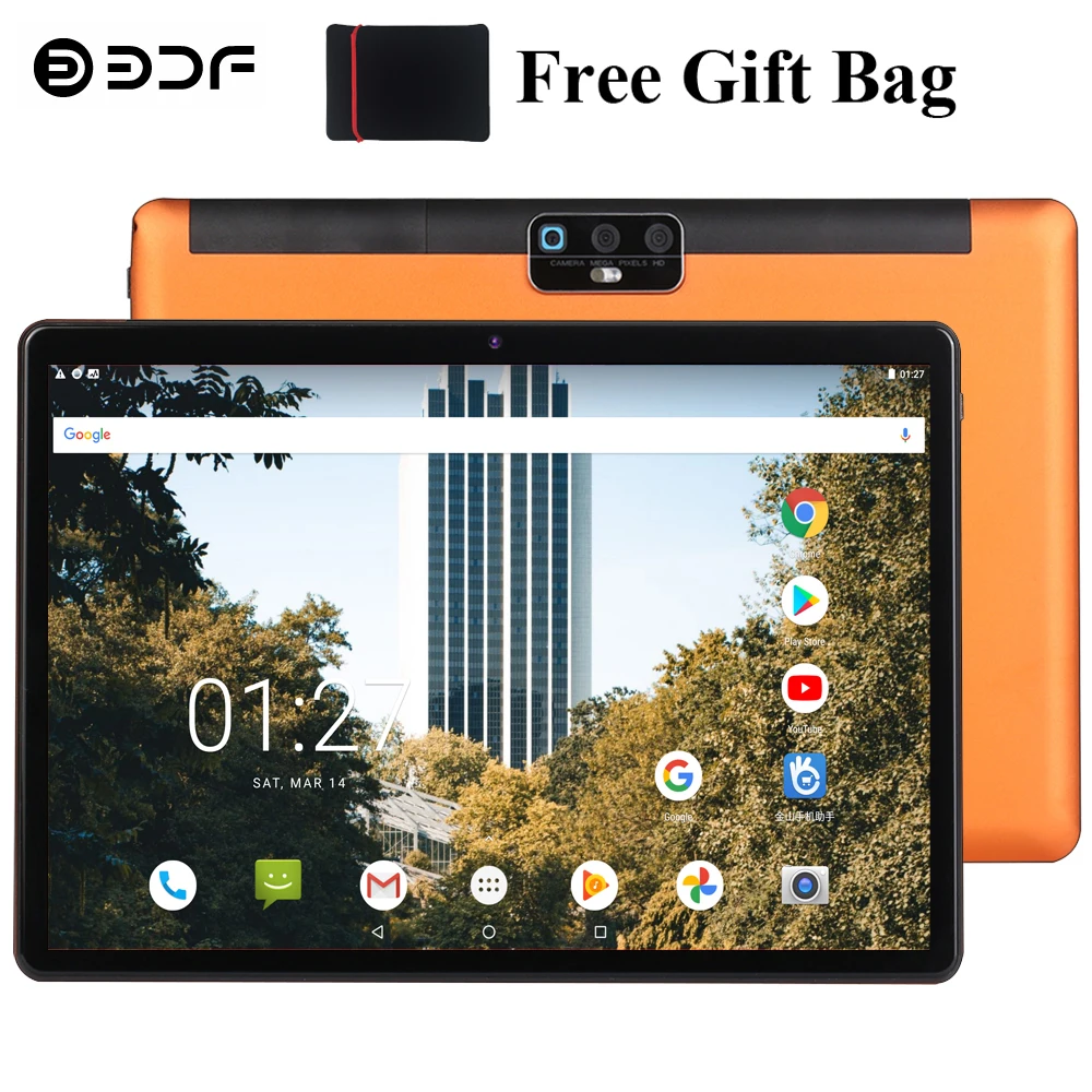 Новое поступление 10 дюймовый MTK Android 9 0 Tablet Pc 4 ядра 3G сети с двумя сим картами 2 Гб